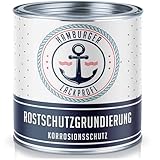 ROSTSCHUTZ-GRUNDIERUNG MATT HELLGRAU GRAU ROSTSCHUTZ-FARBE FÜR METALL // HAMBURGER LACK-PROFI (10 L)